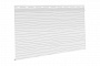 Скандинавская доска узкая Aquasystem RAL 9010 фактурная, алюминий 0,4 мм PE, 3 м
