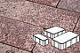 Плитка тротуарная Готика, Granite FINO, Новый Город, Сансет, 240/160/80*160*60 мм