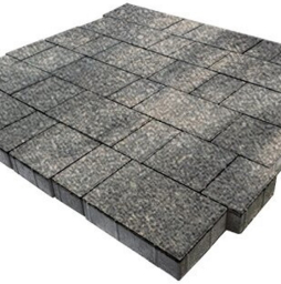 Плитка тротуарная SteinRus, Бельпассо А.23(М).Псм.4, Native, ColorMix Нокс, толщина 40 мм