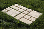 Тротуарная плитка-георешетка White Hills Тиволи, GC900-18, бетон-щебень, 580*380*80 мм