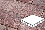Плитка тротуарная Готика, City Granite FINO, Квадрат, Сансет, 400*400*60 мм