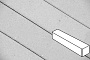 Плитка тротуарная Готика Profi, Ригель, светло-серый, частичный покрас, с/ц, 360*80*100 мм