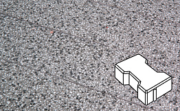 Плитка тротуарная Готика, City Granite FINERRO, Катушка, Белла Уайт, 200*165*60 мм