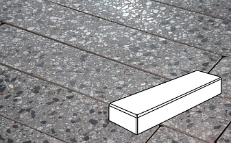 Плитка тротуарная Готика, Granite FINO, Паркет, Галенит, 300*100*60 мм
