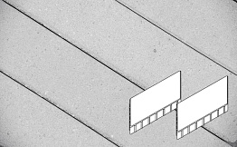 Плитка тротуарная Готика Profi, Плита AI, светло-серый, частичный прокрас, с/ц, 700*500*80 мм
