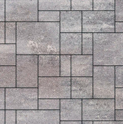 Плитка тротуарная SteinRus Инсбрук Альпен А.7.Псм.4, Native, ColorMix Умбра, толщина 40 мм