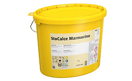 Финишная шпаклевка с эффектом мрамора StoCalce Marmorino, белый, 5 кг