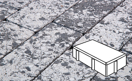 Плитка тротуарная Готика Granite FINERRO, брусчатка, Диорит 200*100*80 мм