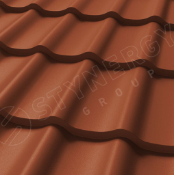 Металлочерепица Stynergy СМ Классик Rooftop Бархат RAL 8004