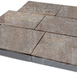 Плитка тротуарная SteinRus Парк Плейс Б.3.П.8, Old-age, ColorMix Берилл, 600*300*80 мм