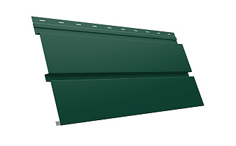 Софит металлический Grand Line Квадро брус без перфорации, сталь 0,5 мм PurLite Matt, RAL 6005 зеленый мох