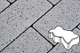 Плитка тротуарная Готика, City Granite FERRO, Зигзаг/Волна, Белла Уайт, 225*112,5*60 мм