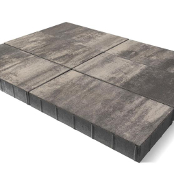 Плитка тротуарная BRAER Сити Color Mix Туман, 300*150*80 мм
