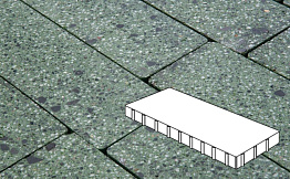 Плитка тротуарная Готика, City Granite FINO, Плита, Порфир, 800*400*80 мм