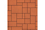 Плитка тротуарная SteinRus Инсбрук Альпен А.7.Псм.4, гладкая, оранжевый, толщина 40 мм