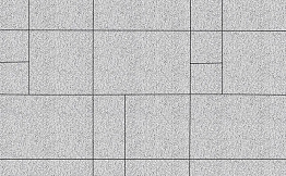 Плитка тротуарная Грандо Б.9.Ф.6см гранит белый