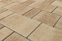 Плитка тротуарная BRAER Старый город Ландхаус Color Mix Миндаль, толщина 80 мм