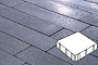 Плитка тротуарная Готика, City Granite FINO, Квадрат, Амфиболит, 300*300*80 мм