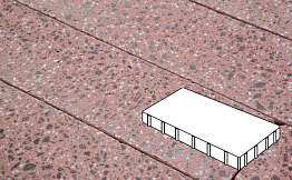 Плитка тротуарная Готика, Granite FINO, Плита, Ладожский, 600*300*60 мм