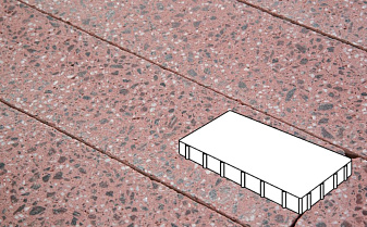 Плитка тротуарная Готика, Granite FINO, Плита, Ладожский, 600*300*60 мм