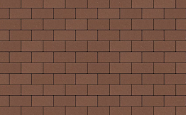 Тротуарная плитка Steingot Моноцвет, Прямоугольник, коричневый, 200*100*80 мм