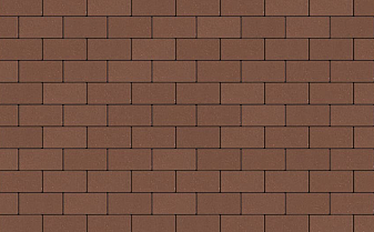 Тротуарная плитка Steingot Моноцвет, Прямоугольник, коричневый, 200*100*80 мм
