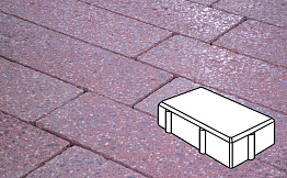 Плитка тротуарная Готика Granite FINERRO, Брусчатка В.2.П.8, Ладожский 200*100*80 мм