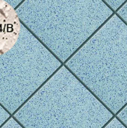 Техническая напольная клинкерная плитка Stroeher Secuton TS40 blau (R12-V4/B), 196*196*10 мм