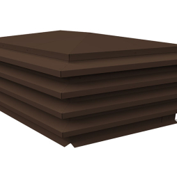 Дымник на трубу Grand Line елка 2260*860 мм Satin RAL 8017
