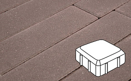 Плитка тротуарная Готика Profi, Старая площадь, коричневый, частичный прокрас, с/ц, 160*160*60 мм