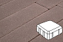 Плитка тротуарная Готика Profi, Старая площадь, коричневый, частичный прокрас, с/ц, 160*160*60 мм