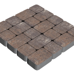 Плитка тротуарная SteinRus Инсбрук Альт Дуо Б.2.Фсм.6, Native, Сепия, толщина 60 мм
