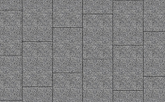 Плитка тротуарная Прямоугольник (Ла-Линия) Б.14.П.8 Гранит+ серый с черным, 750*500*80 мм