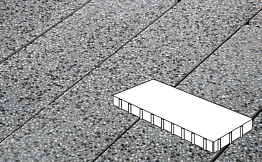 Плитка тротуарная Готика, City Granite FINO, Плита, Белла Уайт, 900*300*80 мм