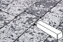 Плитка тротуарная Готика Granite FINERRO, ригель, Диорит 360*80*80 мм