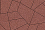 Плитка тротуарная Оригами 4Фсм.8 гладкий красный