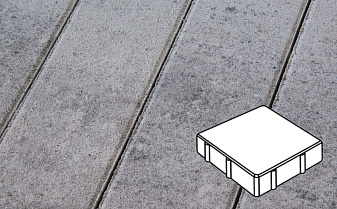 Плитка тротуарная Готика Natur, квадрат, Монохром, 150*150*100 мм