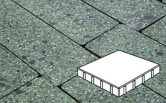 Плитка тротуарная Готика, Granite FINO, Квадрат, Порфир, 400*400*60 мм