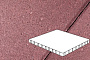 Плитка тротуарная Готика Profi, Плита, красный, частичный прокрас, с/ц, 1000*1000*100 мм