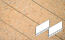 Плитка тротуарная Готика, City Granite FINO, Плита AI, Павловское, 700*500*80 мм
