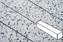 Плитка тротуарная Готика, Granite FINO, Ригель, Грис Парга, 360*80*100 мм