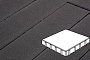 Плитка тротуарная Готика Profi, Квадрат, черный, частичный прокрас, с/ц, 400*400*60 мм