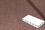 Плитка тротуарная Готика Profi, Плита, оранжевый, частичный прокрас, с/ц, 600*300*80 мм