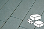 Плитка тротуарная Готика Profi, Классика, синий, полный прокрас, с/ц, толщина 60 мм, комплект 3 шт