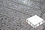 Плитка тротуарная Готика, City Granite FINO, Квадрат, Галенит, 300*300*100 мм