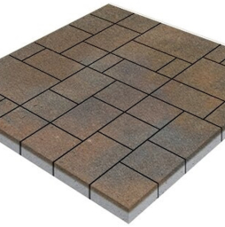 Плитка тротуарная SteinRus Инсбрук Альпен А.7.Псм.4, Native, ColorMix Штайнрус, толщина 40 мм