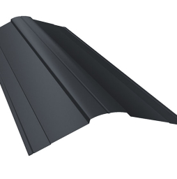 Планка конька фигурного 100*100 мм Grand Line Satin Matt TX RAL 7024, 2 м