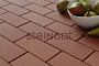 Плитка тротуарная Steingot Моноцвет, Прямоугольник, фаска 1,5*1,5, коричневый, 200*100*40 мм