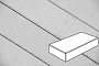 Плитка тротуарная Готика Profi, Картано, светло-серый, частичный прокрас, с/ц, 300*150*100 мм