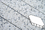 Плитка тротуарная Готика, Granite FINERRO, Зарядье без фаски, Грис Парга, 600*400*100 мм